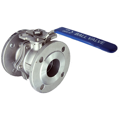 Kulový kohout přírubový nerezový  K85.1 CRX 111 016 / 040  PN16 a PN40